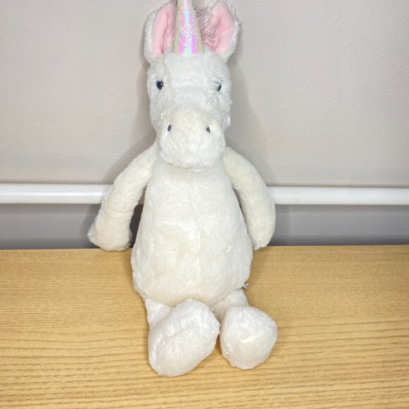 Jellycat Bashful Unicorn Stuffed Animal Plush 12 inches Plushie - Picture 1 of 8